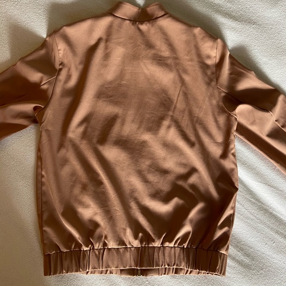 Dynamite Pink Zip up Blouse - Picture 5 of 5